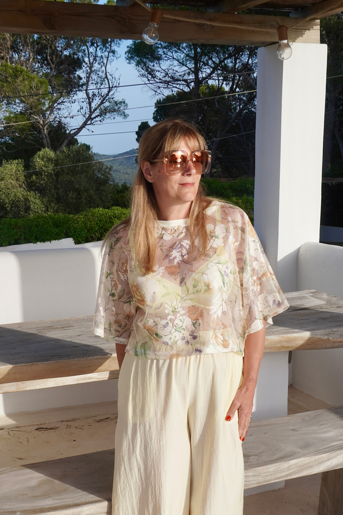 BLOUSE FLOWERS (S)